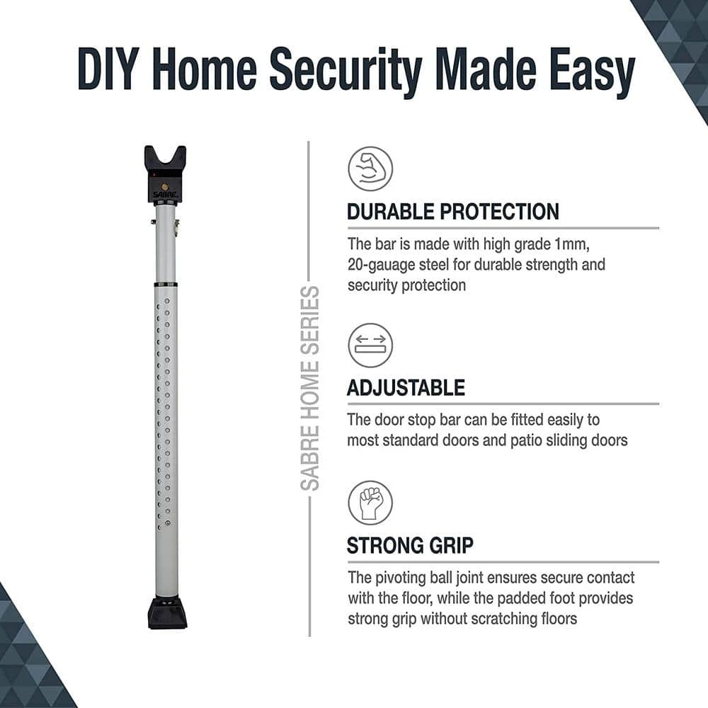Door Security Bar with Built in Alarm by SABRE 8 Door Security Bar with Built in Alarm by SABRE - Image 6