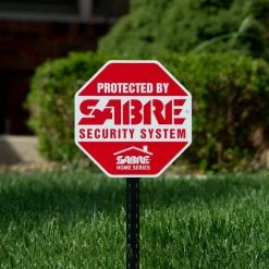 Home Security Sign by SABRE -Porter-Cable Sales Shop sabre home safety accessories hs sys 1f 1000