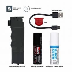 Smart Pepper Spray by SABRE -Porter-Cable Sales Shop sabre home safety accessories sps 14 bk 66 1000